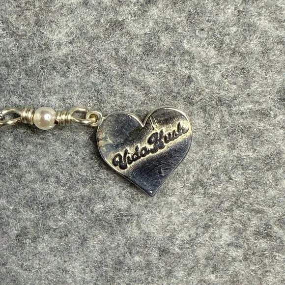 Vida Kush Juicy Heart Chain Necklace 18K Gold plated and Stainless Steel - Picture 4 of 5